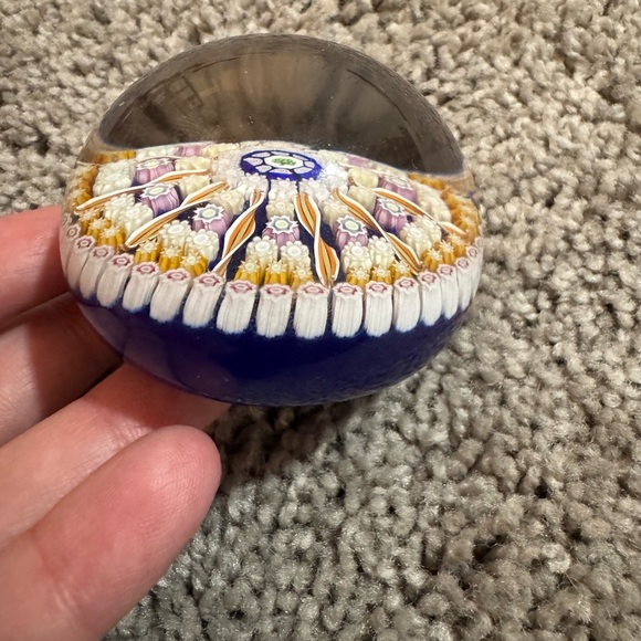 Vintage Hand Blown Glass Paperweight - Picture 2 of 5